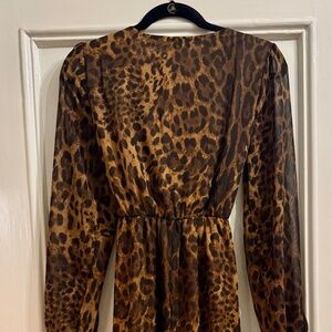 NWT GILLI LEOPARD MINI DRESS